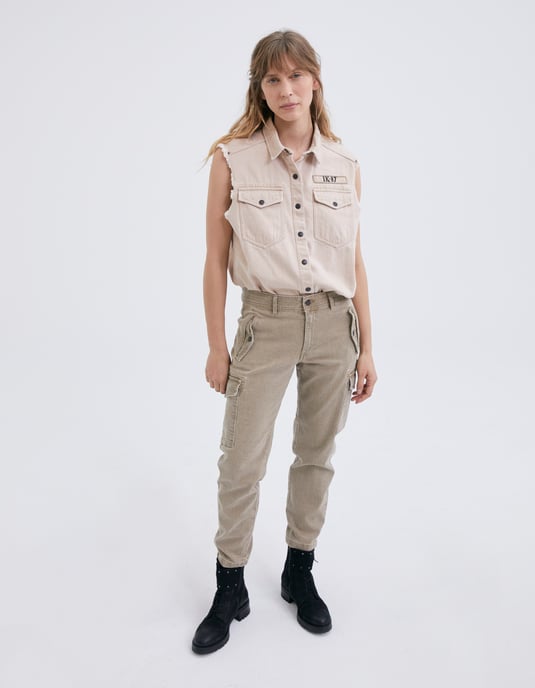 Sleeveless Overshirt