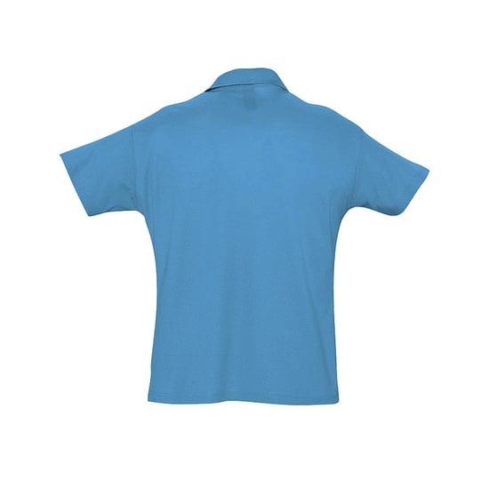 SOLS Heren Zomer II Pique Poloshirt met korte mouwen (Aqua) - Image 2