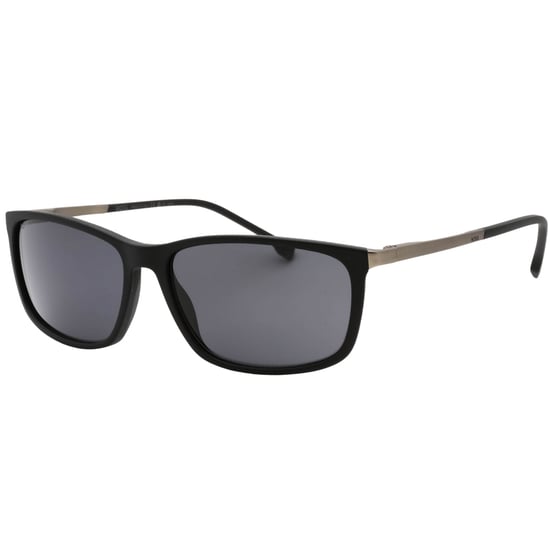 Hugo Boss Grey Lens Matte Black Sunglasses