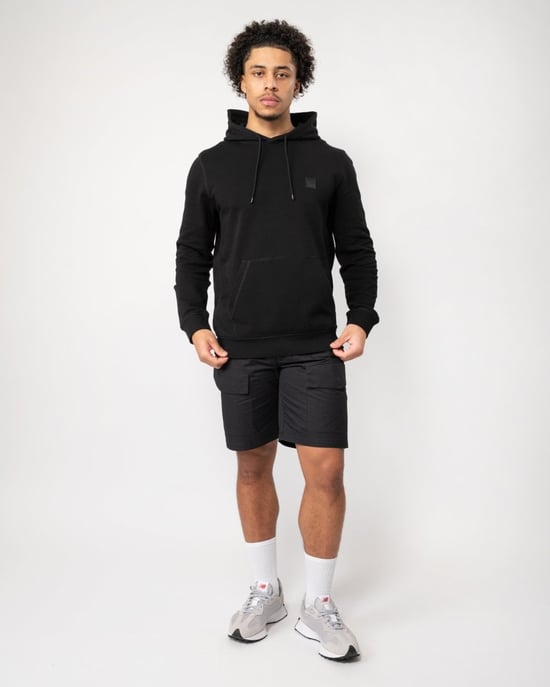 BOSS Orange Wetalk Mens Pullover Hoodie With Logo Patch NOS - Image 3