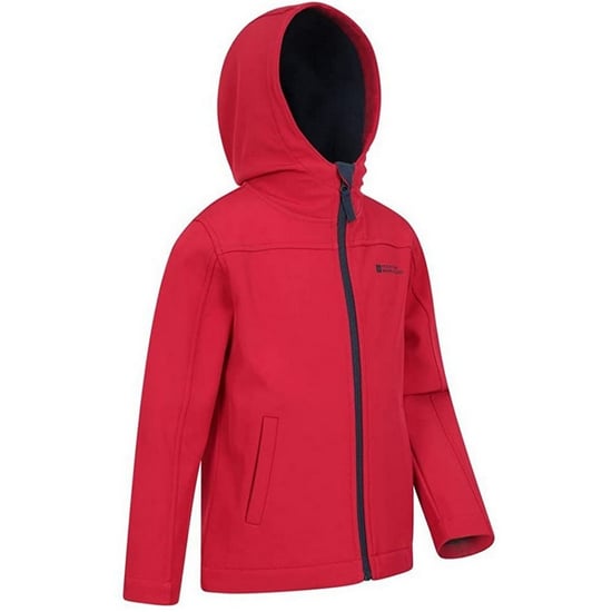 Mountain Warehouse Childrens/Kids Exodus Water Resistant Soft Shell Jacket (Red)