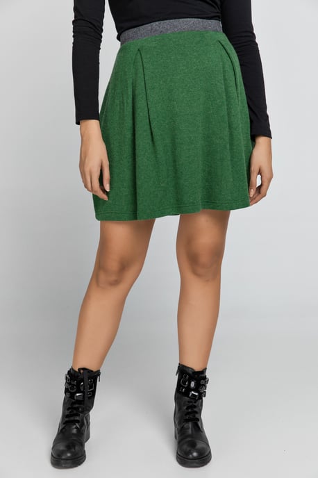 Green Mini Skirt