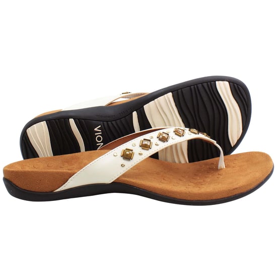 Vionic Rest Floriana Womens White Flip-Flops - Image 1