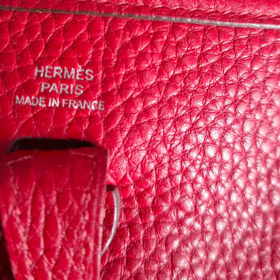 Hermès Evelyn TPN Mini 16 Bag in Red Leather - Image 5