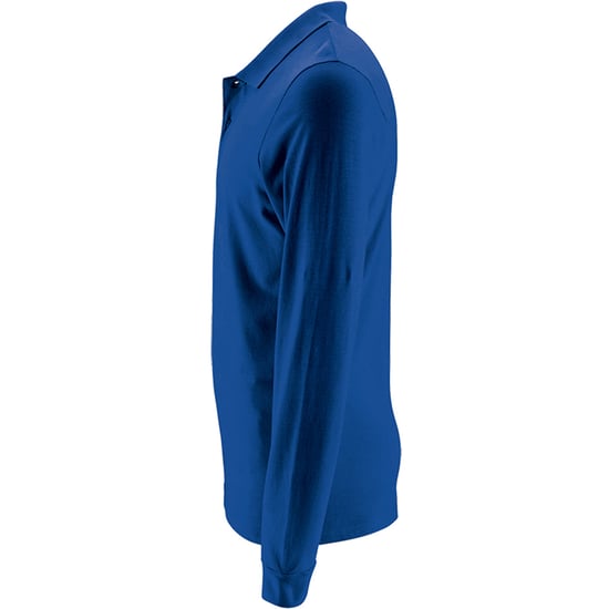 SOLS Heren Perfecte Lange Mouw Pique Polo Shirt (Koningsblauw) - Image 3