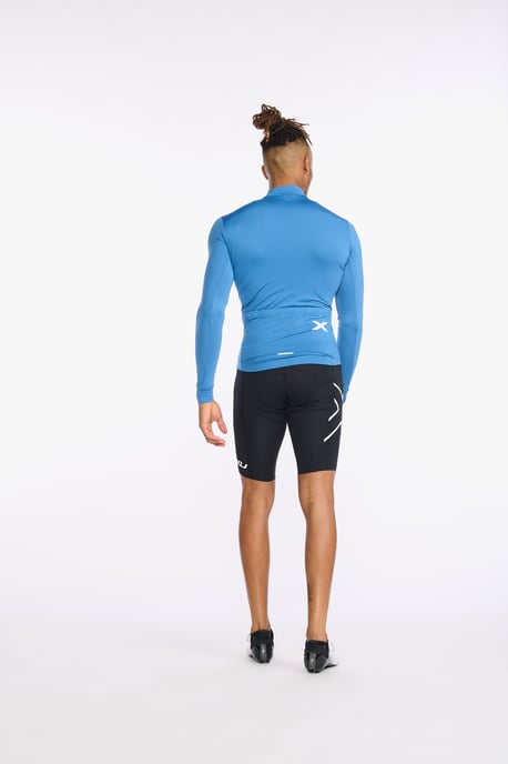 Aero Cycle Long Sleeve Jersey Starling/White Reflective