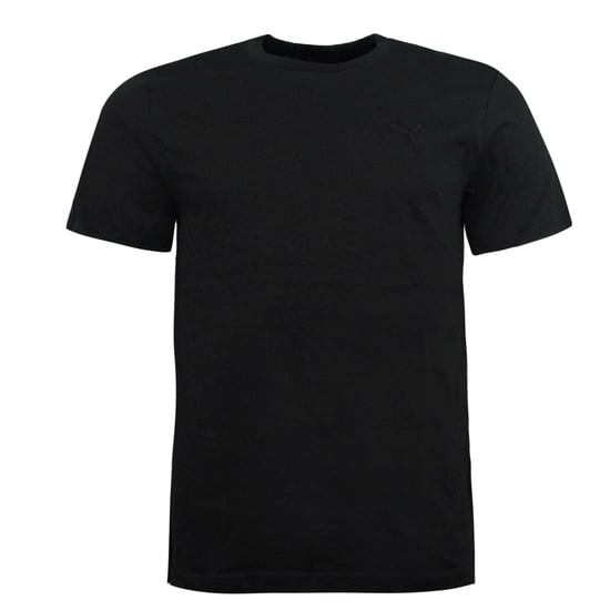 Puma Blank Mens Plain Tee Short Sleeve Crew Neck T-Shirt Top Black 819885 20