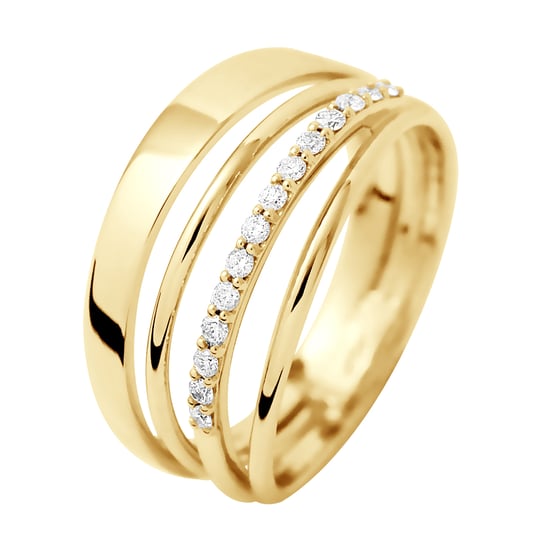 DIADEMA - Ring - Prestige Jewelery - Diamonds - Yellow Gold