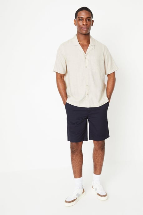 Classic Navy Chino Shorts - Image 2