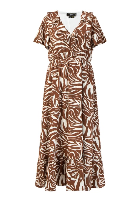 faina dress - zebra print caneva