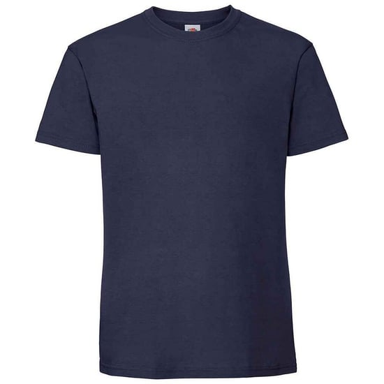 Fruit Of The Loom Heren Ringgesponnen Premium T-Shirt (Marine) - Image 1