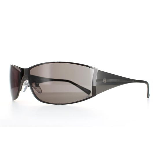 Police Wrap Mens Total Shiny Gunmetal Grey Green S8295