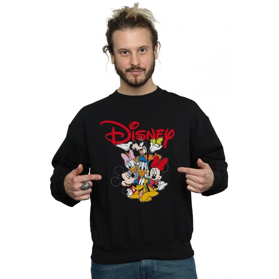 Disney Heren Mickey Mouse Crew Sweatshirt (Zwart) - Image 2