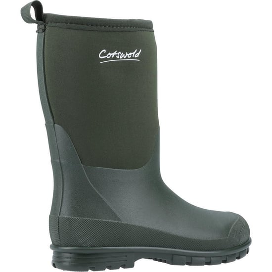 Cotswold Childrens/Kids Hilly Neoprene Wellington Boots (Green)