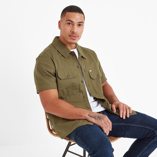 Cody Mens Shirt Khaki
