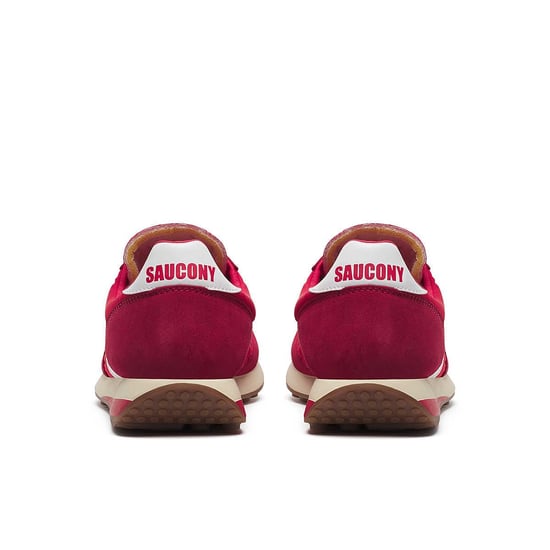 Saucony Trainer 80 Red/White Trainers - Image 4