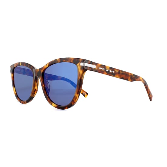 Marc Jacobs Sunglasses MARC 187/S C9B XT Havana Honey Blue Mirrored