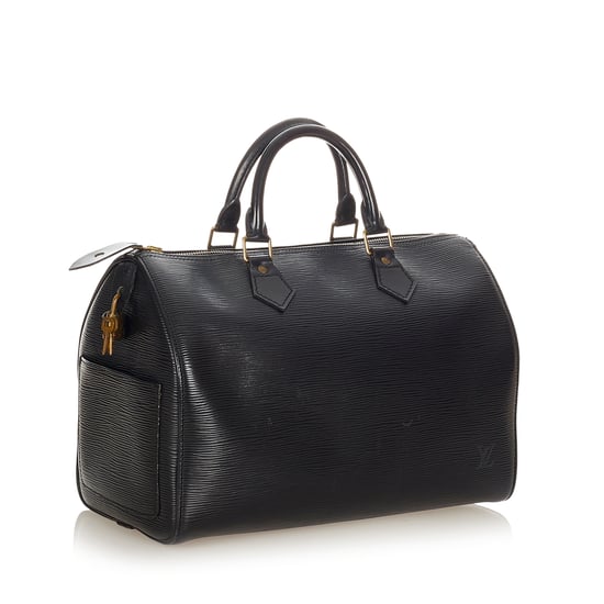 Vintage Louis Vuitton Epi Speedy 30 Black - Image 2