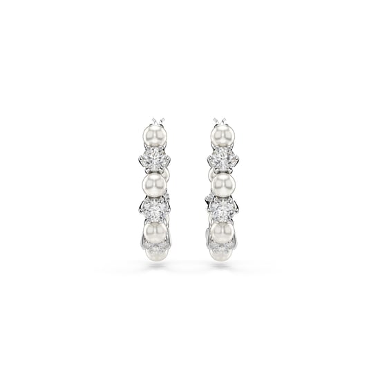 Swarovski 'Matrix Pearl' Dames Oorbellen van Basismetalen - Zilver 5709256 - Image 2