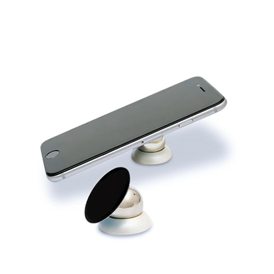 Aquarius Universal Magnetic Smartphone Car Mount Phone Holder - Silver