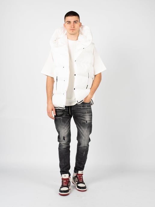 La Haine Inside Us Vest Unisex-LM068 Woman's White - Image 5