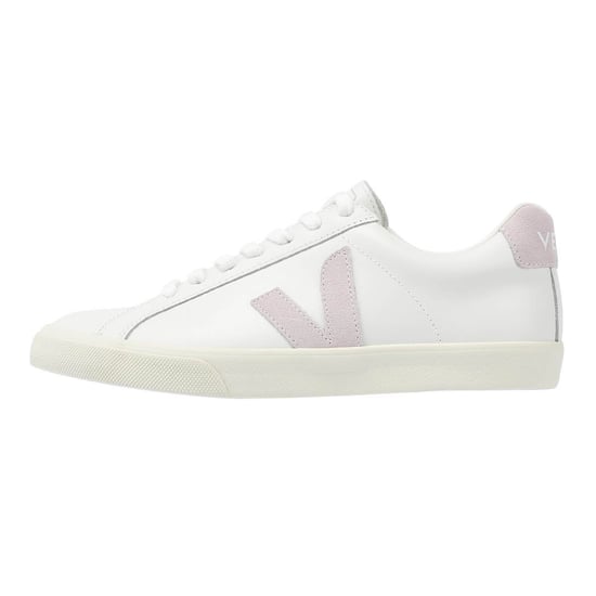 Veja Esplar Leather Women's White/Pink Trainers - Image 6
