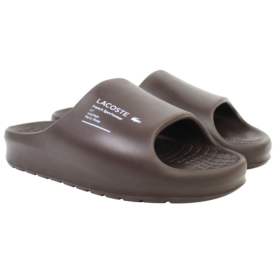 Lacoste Serve Slide 2.0 223 2 CMA Mens Brown Sliders - Image 3