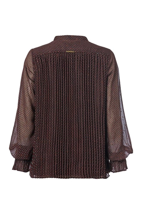 Jackson Print Blouse Brown