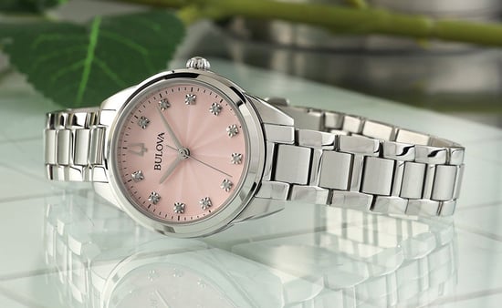 Bulova Sutton Dames Zilveren Horloge 96P249 - Image 3
