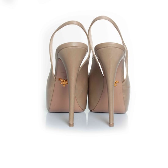 Slingbackklackar med dold plattform - Image 5