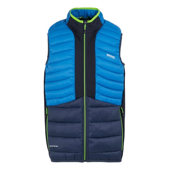 Regatta Mens Leedre Hybrid Gilet (Olympian Blue/Navy)