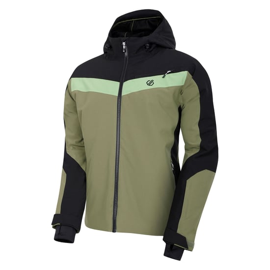 Dare 2B Heren Eagle II Ski jas (Zwart/Levendgroen) - Image 3