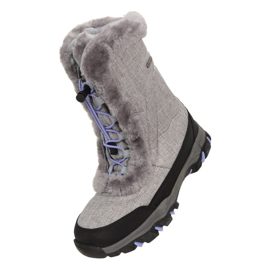 Mountain Warehouse Childrens/Kids Ohio Snow Boots (Dark Grey)