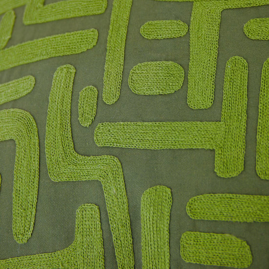 Hoem Brooke Embroidered Cotton Cushion Cover - Image 4