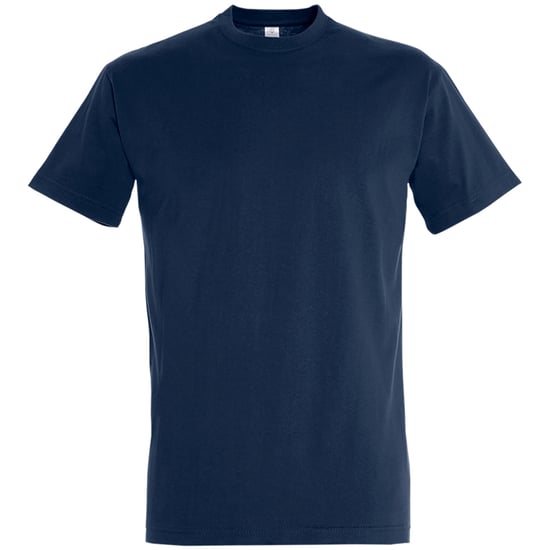 SOLS Mens Imperial Heavyweight Short Sleeve T-Shirt (French Navy)