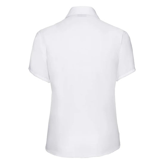 Russell Collection Womens/Ladies Ultimate Non-Iron Short-Sleeved Shirt (White) - Image 2