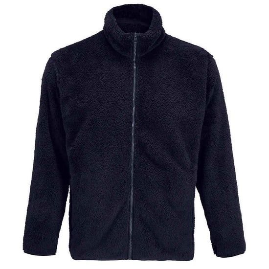 SOLS Unisex Adult Finch Fluffy Jacket (Navy)