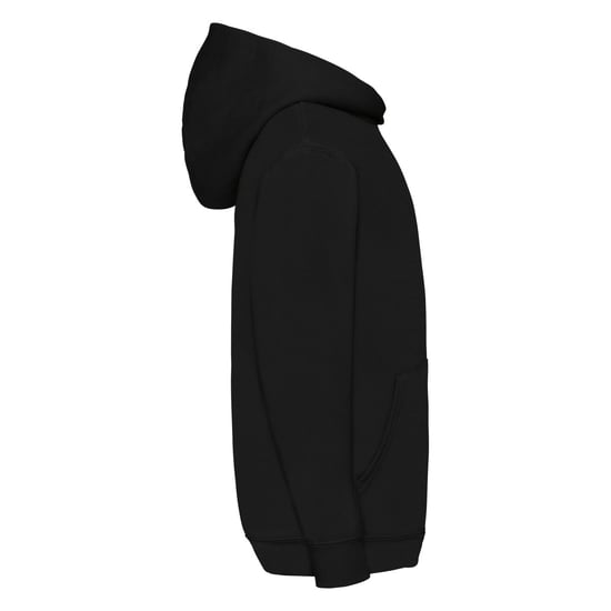 Fruit of the Loom Kinderen/Kinderen Classic Hooded Sweatshirt (Zwart) - Image 3