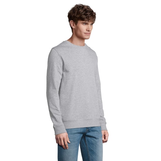 SOLS Unisex Adult Comet Organic Sweatshirt (Grey Marl)