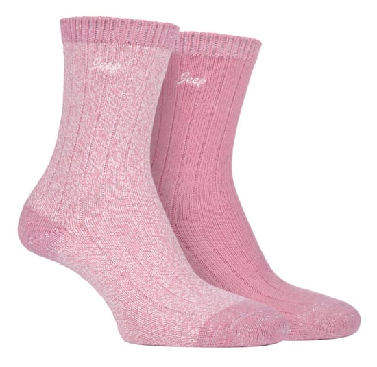 Jeep - 2 Pack Ladies Supersoft Hiking Boot Socks - Image 1