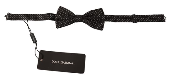 Dolce & Gabbana Heren Zwarte 100% Zijden Verstelbare Nek Papillon Strik - Image 2
