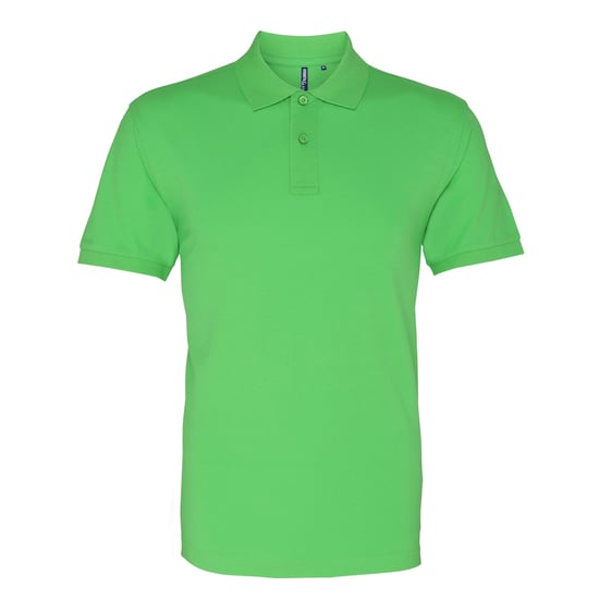 Asquith & Fox Heren Poloshirt met korte mouwen (Kalk) - Image 1