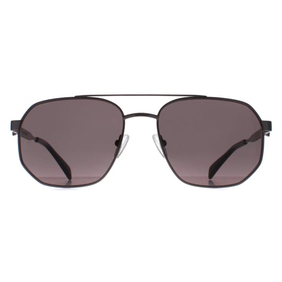 Alexander McQueen Aviator Unisex Ruthenium Grey AM0458S - Image 1