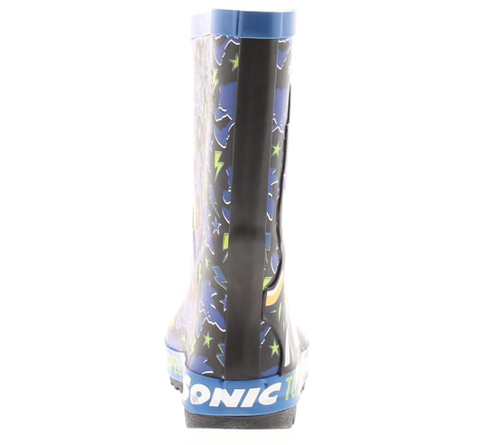 Sonic Younger Childrens Wellies Blake black