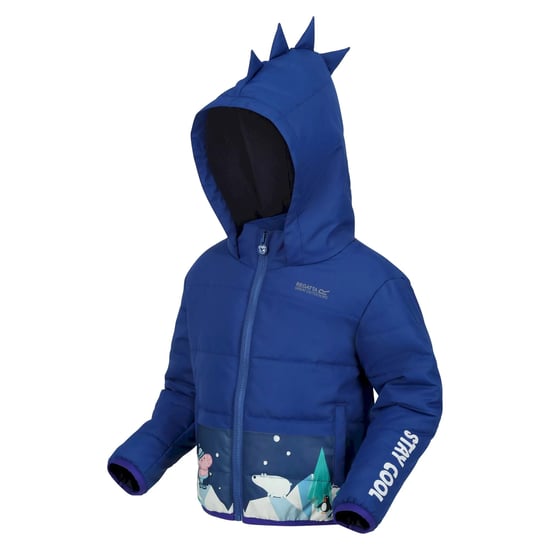 Regatta Boys Peppa Pig Winter Scene Padded Jacket (Space Blue)