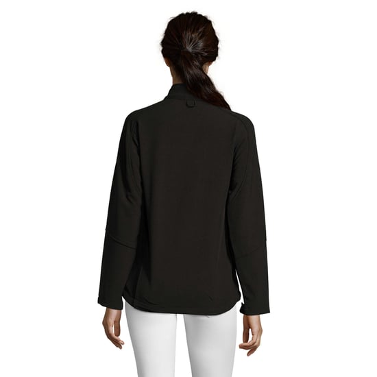 SOLS Womens/Ladies Roxy Soft Shell Jacket (Black) - Image 2