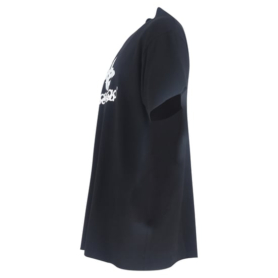 Balenciaga Logotryckt Mock Neck T-shirt i Svart Bomull - Image 2