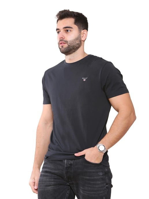 Gant Mens T-Shirts - Black - Image 3