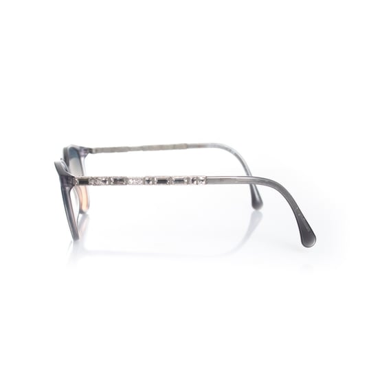 grey sunglasses with rhinestones temples - Image 5