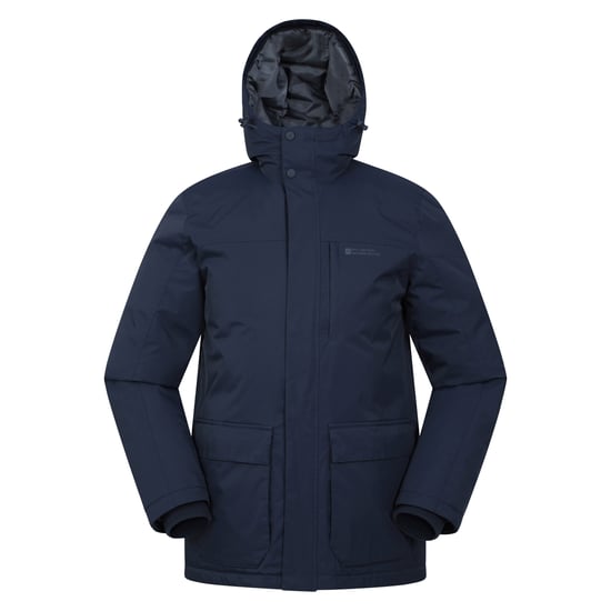 Mountain Warehouse Mens Jet Extreme Down Parka (Navy) - Image 1